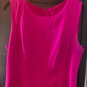 Power Dress in Pink - Tahari Scuba Boss Lady Dress